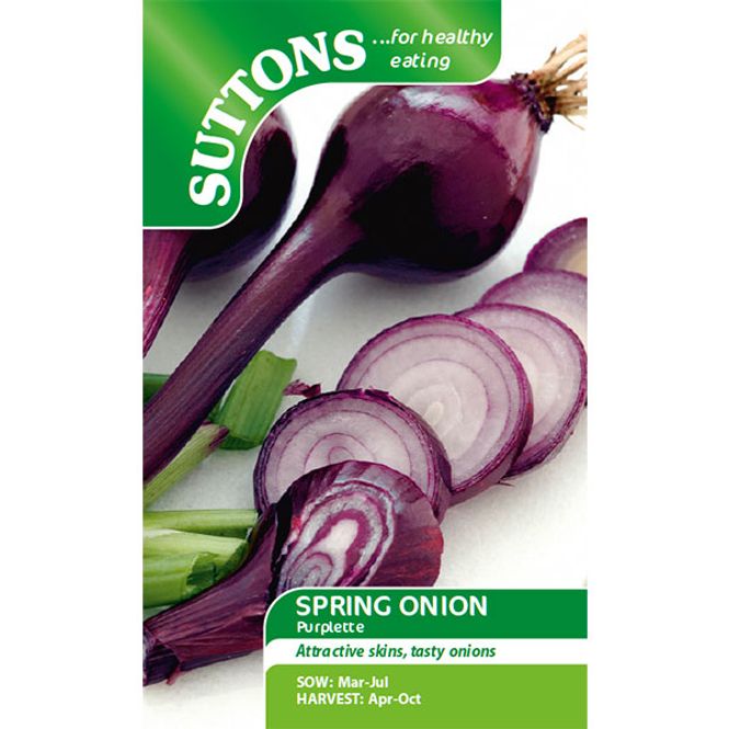 Hovedbilde Vårløk Salad Purplette -Frø-